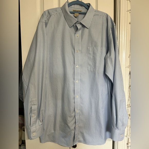 Duluth Trading Co Men's Wrinklefighter Slim Fit Long Sleeve Shirt Size 2XL TALL - Picture 3 of 6